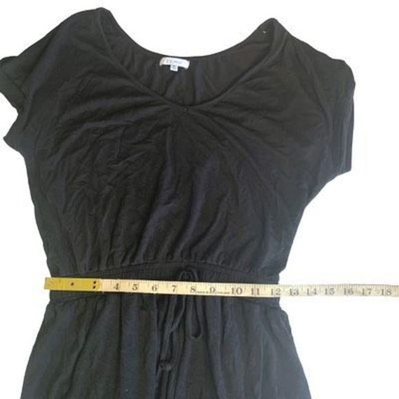 Z Supply Women’s Size Extra Small Black Rayon Stretch V Neck Elastic Waist Rompe - Picture 13 of 16